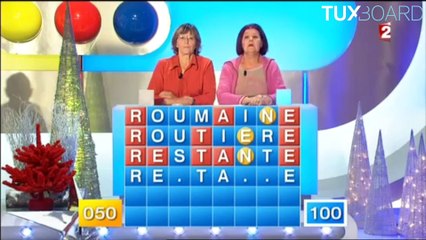 Une candidate se lâche dans Motus