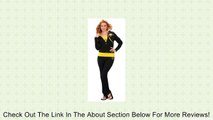 Cookie Wear Smiley Cookie activewear 3 piece zip-up hoodie, top & pants-Black/Black/Yellow-Small Review