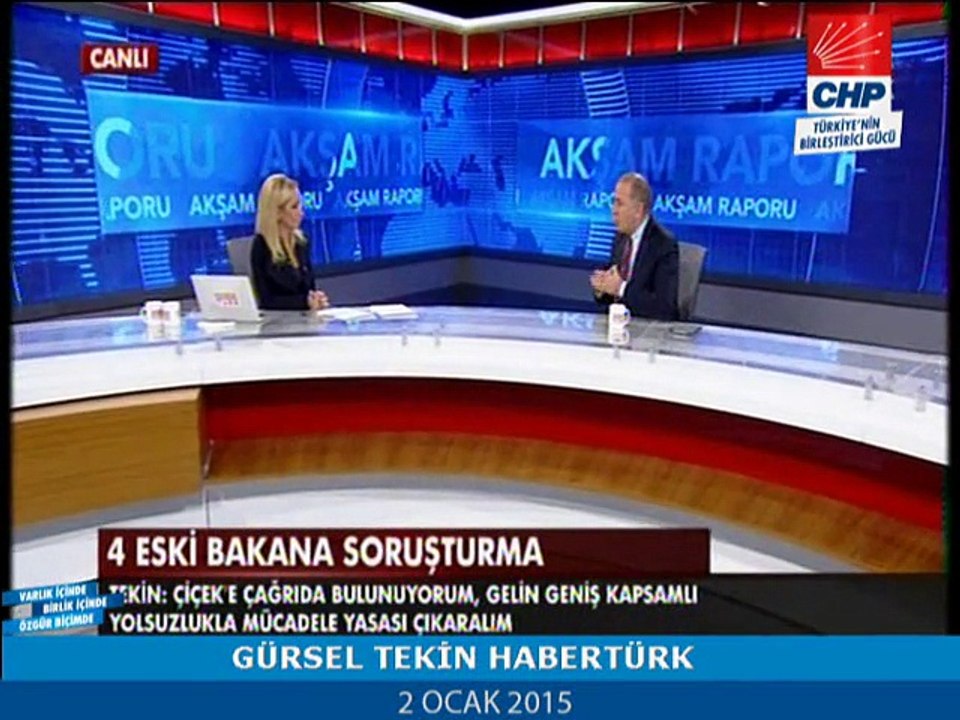 GÜRSEL TEKİN HABERTÜRK 02/01/2015