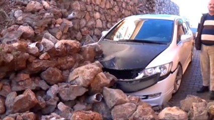 Fethiye'de İstinat Duvarı Çöktü