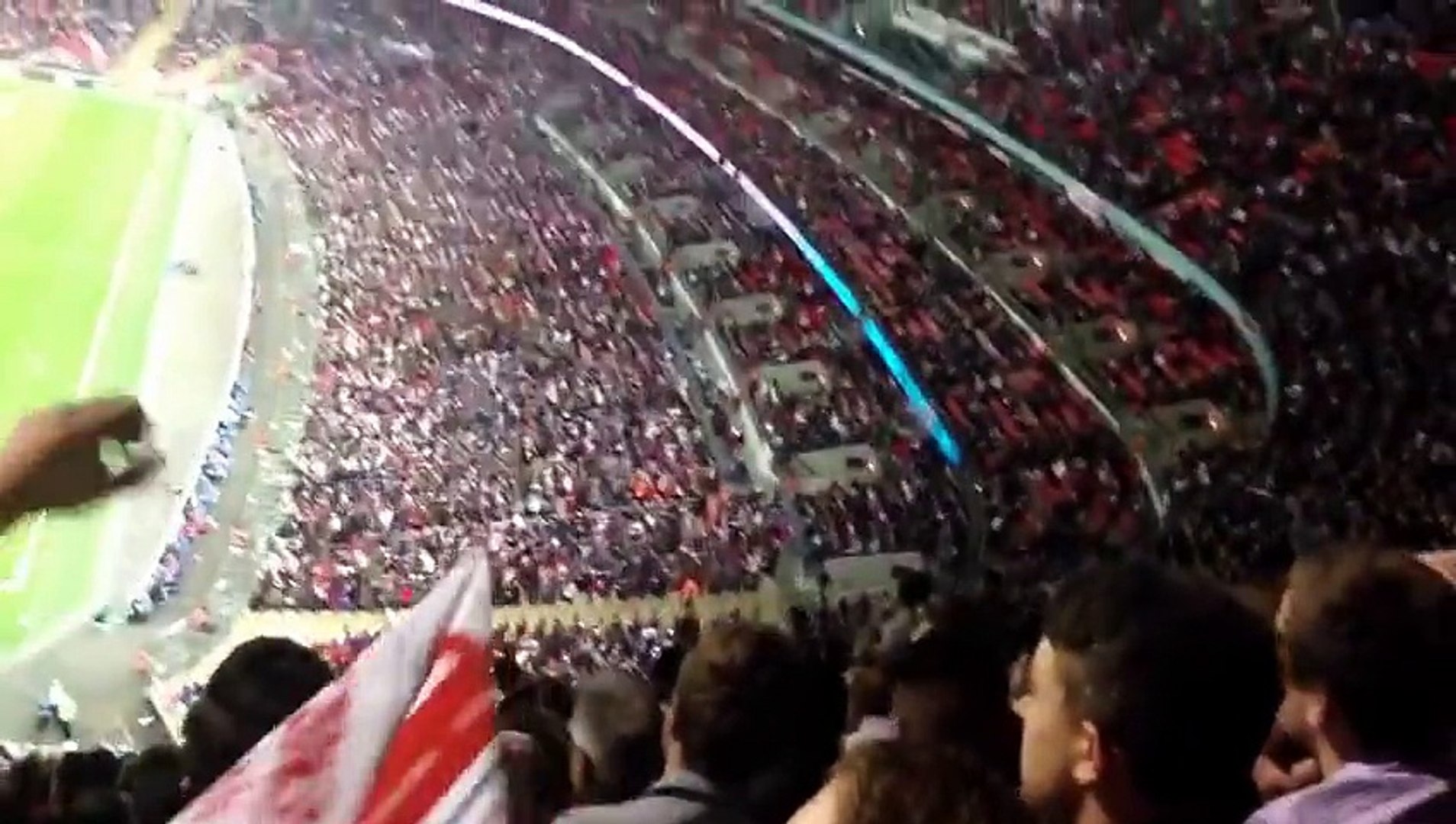 ⁣Dunya News - Paper Airplane launched from top of stadium hits player