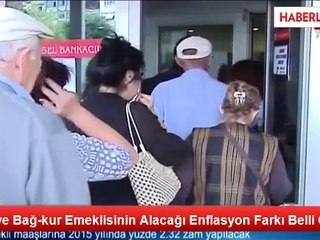 SSK ve Bağ-kur Emeklisinin Alacağı Enflasyon Farkı Belli Oldu