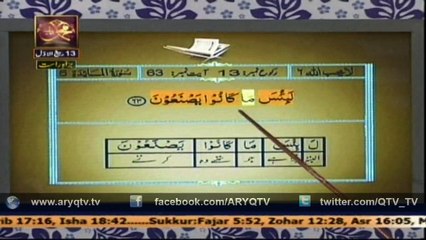 QURAN SUNIYE AUR SUNAIYE 05 Jan 2015