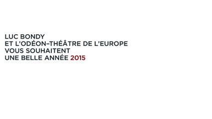 Carte de vœux Odéon-Théâtre de l'Europe 2015