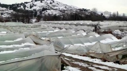 Seraları Çöken Köylüler Devletten Destek Bekliyor