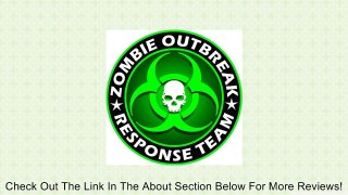 Zombie Outbreak Response Team Green Skull Vinyl Decal Sticker 5