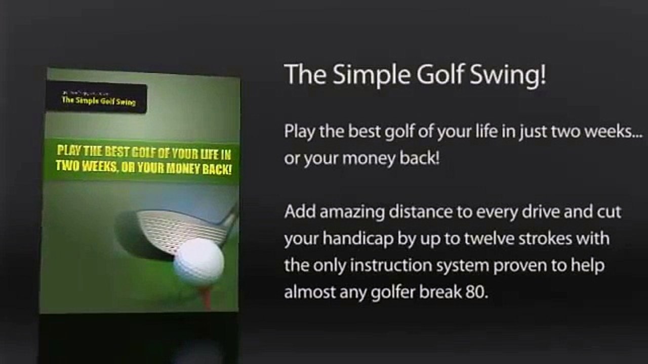 Simple Power Golf Swing - Simple Golf Swing