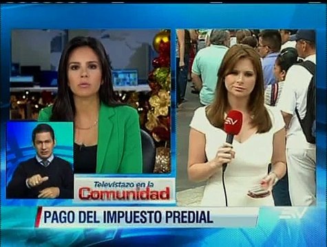 Largas filas en el Municipio por pago de impuesto predial