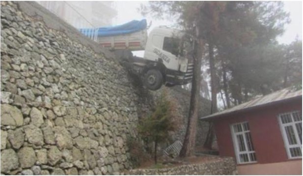 Facianın eşiğinden dönüldü: TIR okulun üstüne uçacaktı