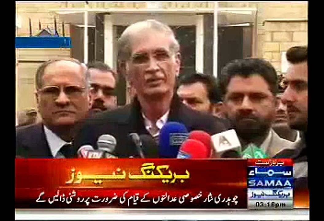 CM KP Pervez Khattak Media Talk About Election Commission- 5th January 2015