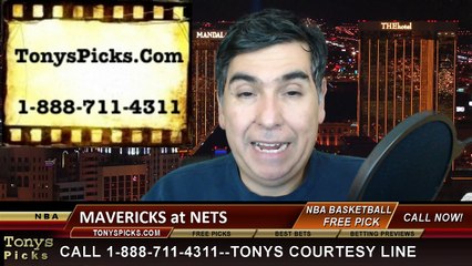 Brooklyn Nets vs. Dallas Mavericks Free Pick Prediction NBA Pro Basketball Odds Preview 1-5-2015