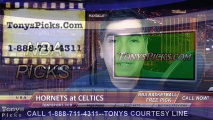Boston Celtics vs. Charlotte Hornets Free Pick Prediction NBA Pro Basketball Odds Preview 1-5-2015