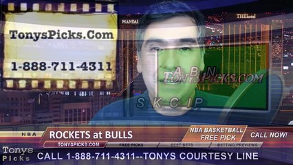 Chicago Bulls vs. Houston Rockets Free Pick Prediction NBA Pro Basketball Odds Preview 1-5-2015