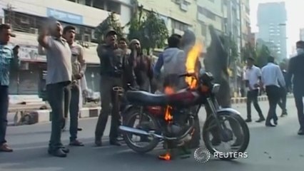 Bangladesh protests turn deadly on election anniversary