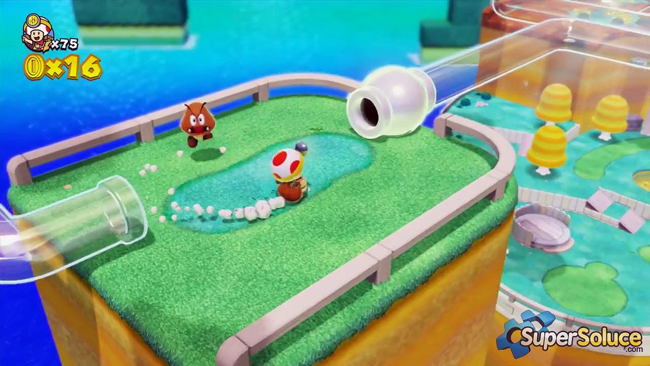 Captain Toad : Colline aux super clochettes à 100%