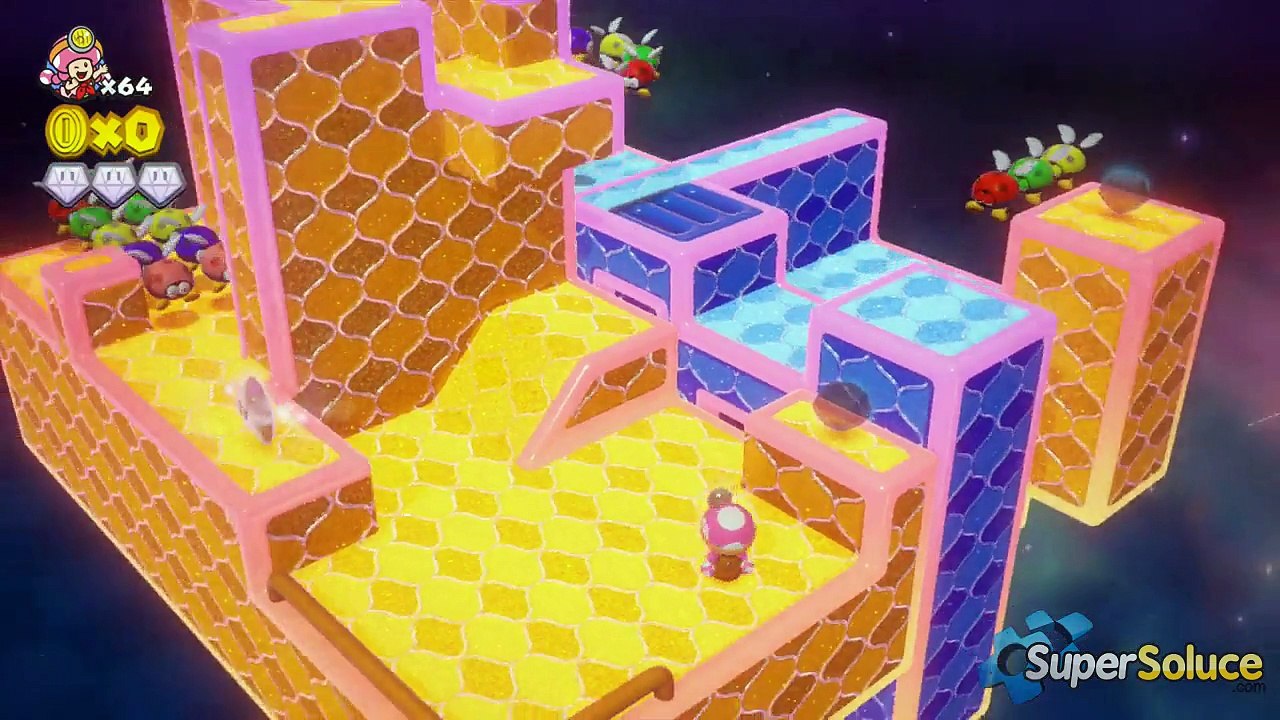Captain Toad : Le Défi Bonus de Tactiblocs labyrinthiques