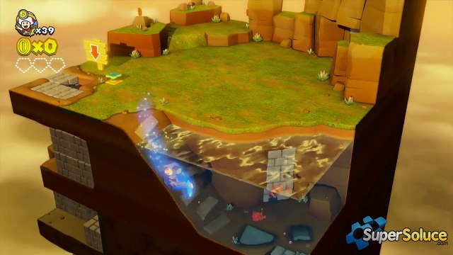 Captain Toad : Les 3 Super Diamants de Blocs, roches et super pioches