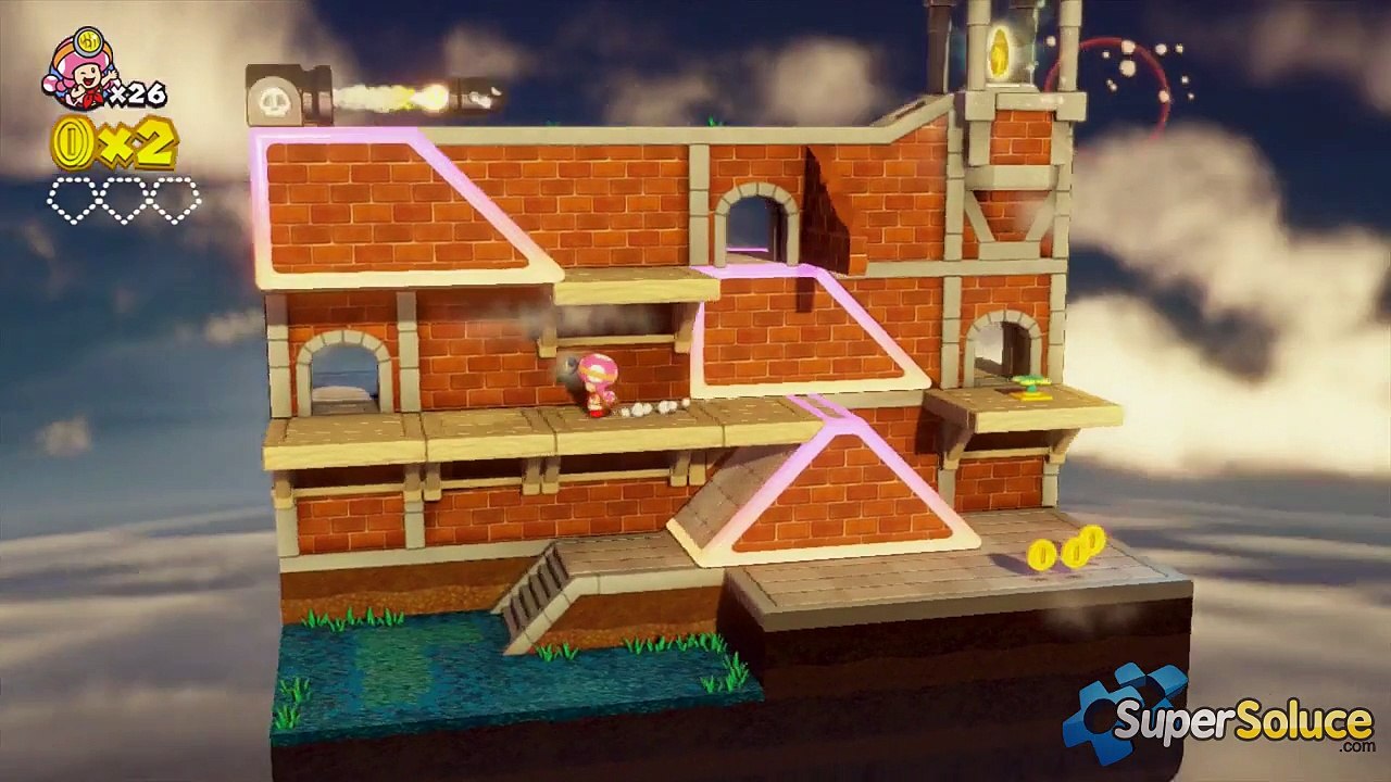 Captain Toad : Les 3 Super Diamants de Tohu-bohu au fort Tirepousse