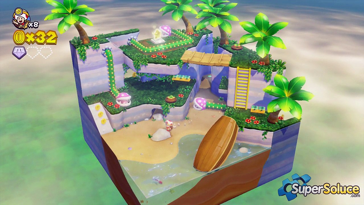 Captain Toad : Baie des Piranha rampantes à 100%