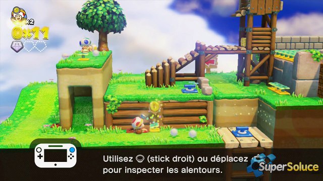 Captain Toad Treasure Tracker : Première quête au col Cueillette à 100%