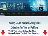 Legitimate Online Jobs Honest Review Bonus   Discount