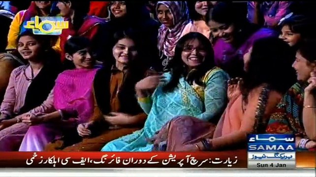Samaa Char ~ 4th January 2015 - Comedy Show - Live Pak News