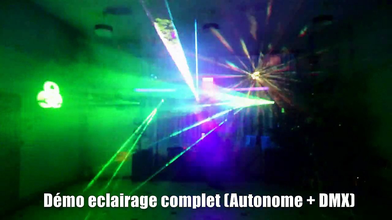 Démonstration éclairage en location