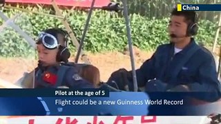 Flying 5-Year-Old: Chinese boy flies plane singlehandedly sparking concern from child safety groups