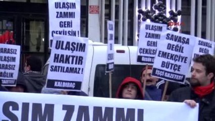 İzmir'de Ulaşım Zammına Tepki