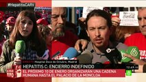 Al Rojo Vivo - Pablo Iglesias visita a los enfermos de hepatitis C 1