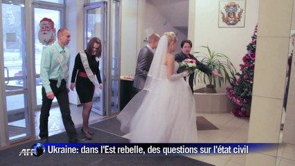 Dans l'est rebelle de l'Ukraine, l'amour en suspens