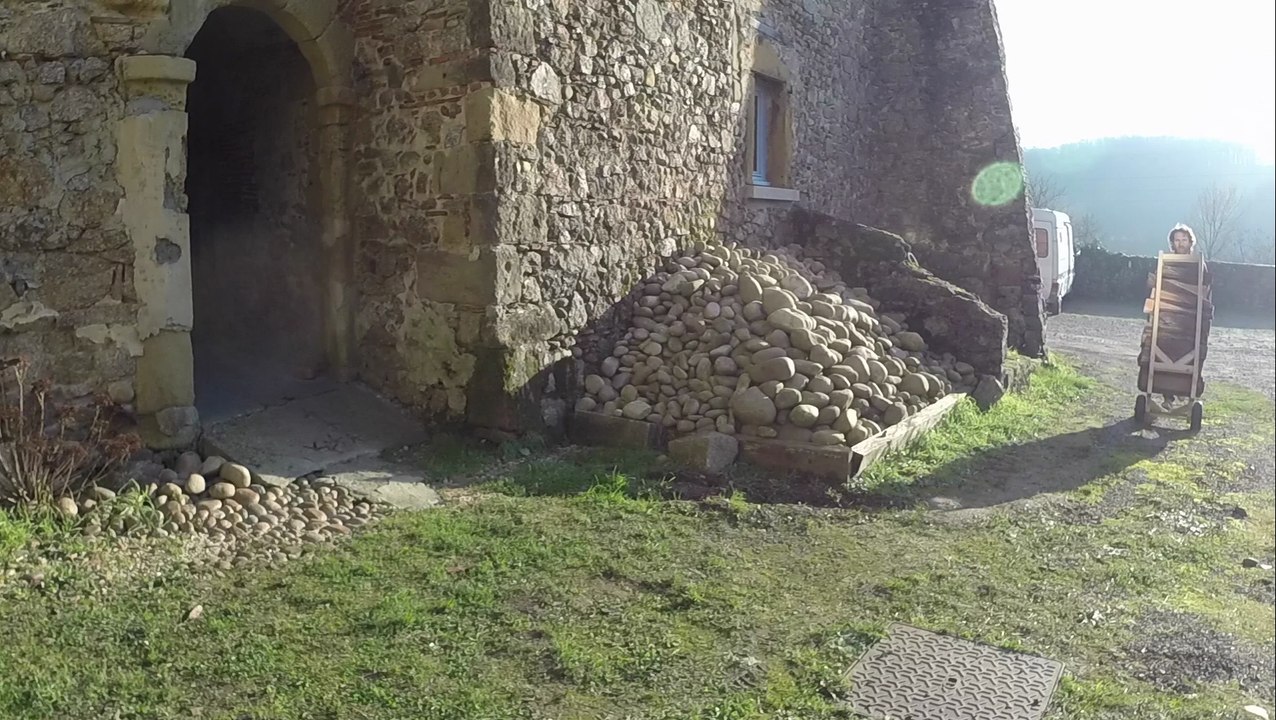 Un chariot à buches :: Réalisation en bois