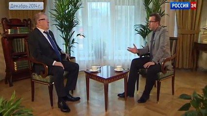 Владимир Жириновский. Интервью каналу "Россиия 24". Итоги 2014 года