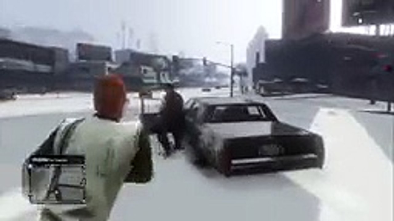 GTA 5 Online Snowball Fights Gameplay - New Christmas DLC Snowballs & Snow