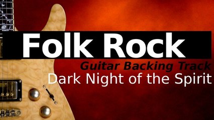 ACOUSTIC ROCK backing track for guitar in C Minor - Dark Night of the Spirit