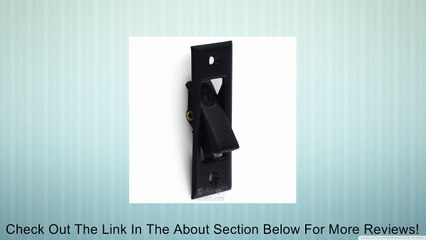 Deltana PDB42 3-1/16" Solid Brass Pocket Door Jamb Bolt, Black Review