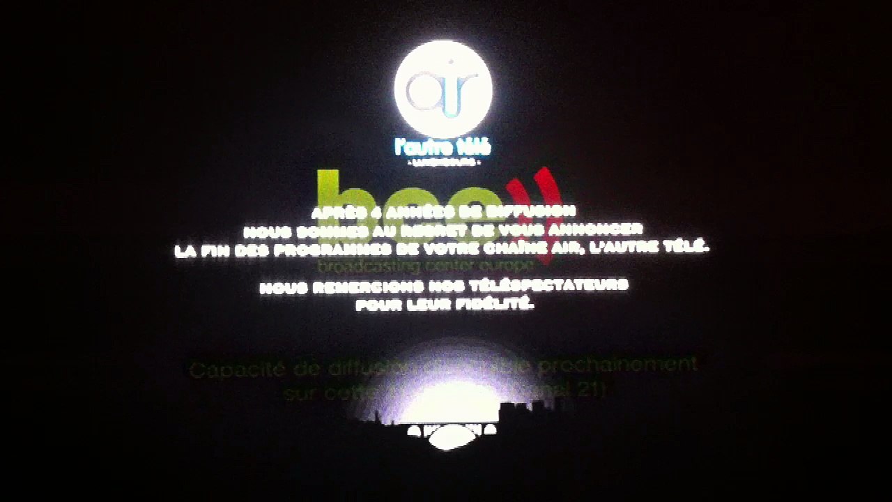 Air TV n'est plus. Testcard BCE.lu