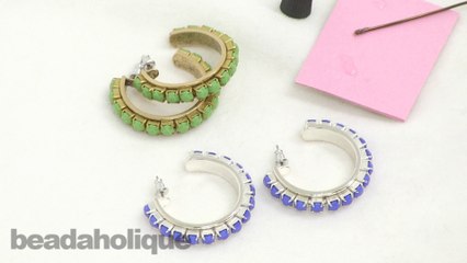 How to Make the Springtime Hoop Earrings