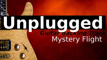 UNPLUGGED Guitar Jam Track in C Major - Mystery Flight