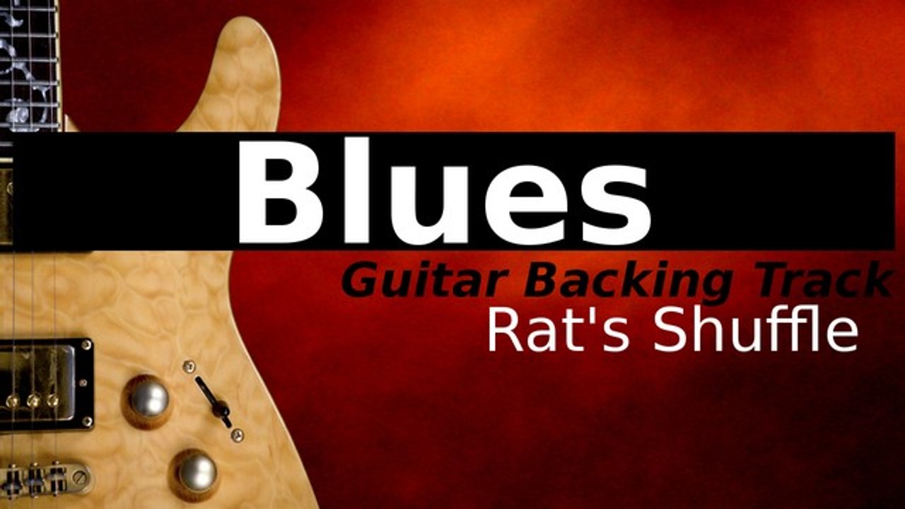 Gritty Blues Rock Backing Track for Guitar in A - Rat's Shuffle