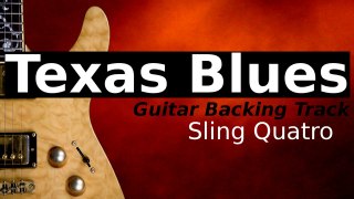 Upbeat Texas Blues Shuffle Guitar Backing Track in E Minor - Sling Quatro