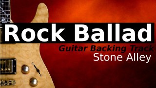 MELODIC BALLAD Guitar Jam Track in G Major - Stone Alley