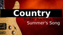 COUNTRY & SOUTHERN ROCK Guitar Jam Track in B Major - Summer's Song