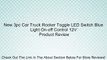 New 3pc Car Truck Rocker Toggle LED Switch Blue Light On-off Control 12V Review