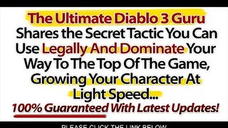Check This Now - One Of The Best DIABLO 3 Gold Secrets Guide