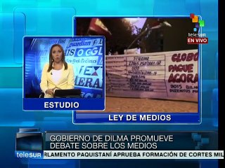 6 familias controlan a medios de comunicación de todo Brasil: Almeida