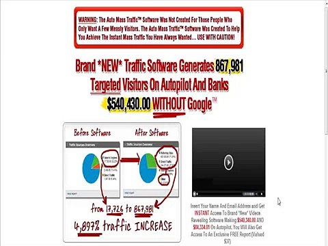 Auto Mass Traffic Review & Auto Mass Traffic Bonuses