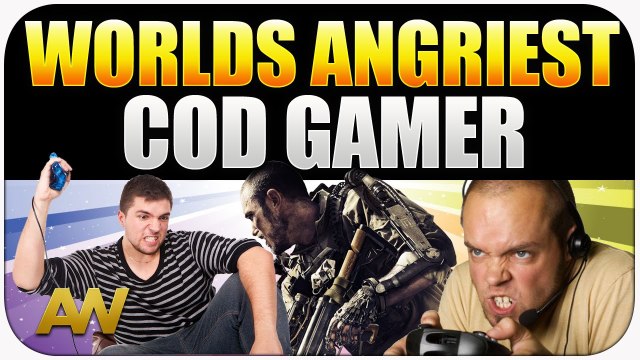 Worlds Angriest Gamer - Advanced Warfare Funny Moments CoD Rage (Angry Gamer 2015)