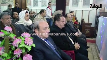 محافظ مطروح يشارك الأقباط احتفالاتهم بعيد الميلاد