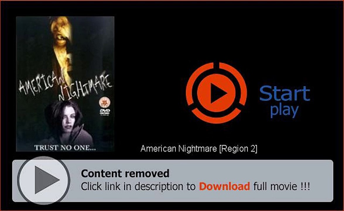 Download American Nightmare [Region 2] Movie For PC MAC